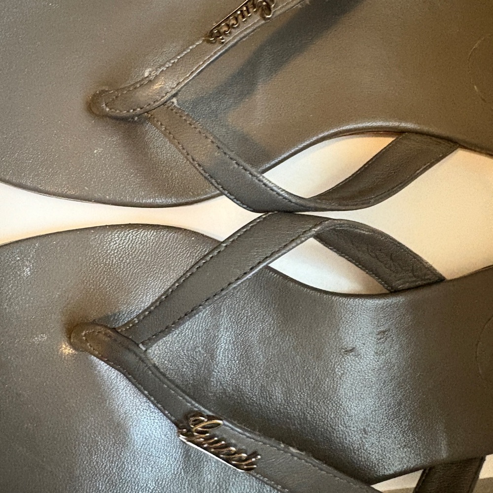Gucci Gray Sandals Elegant Design size 8 - Picture 6 of 14